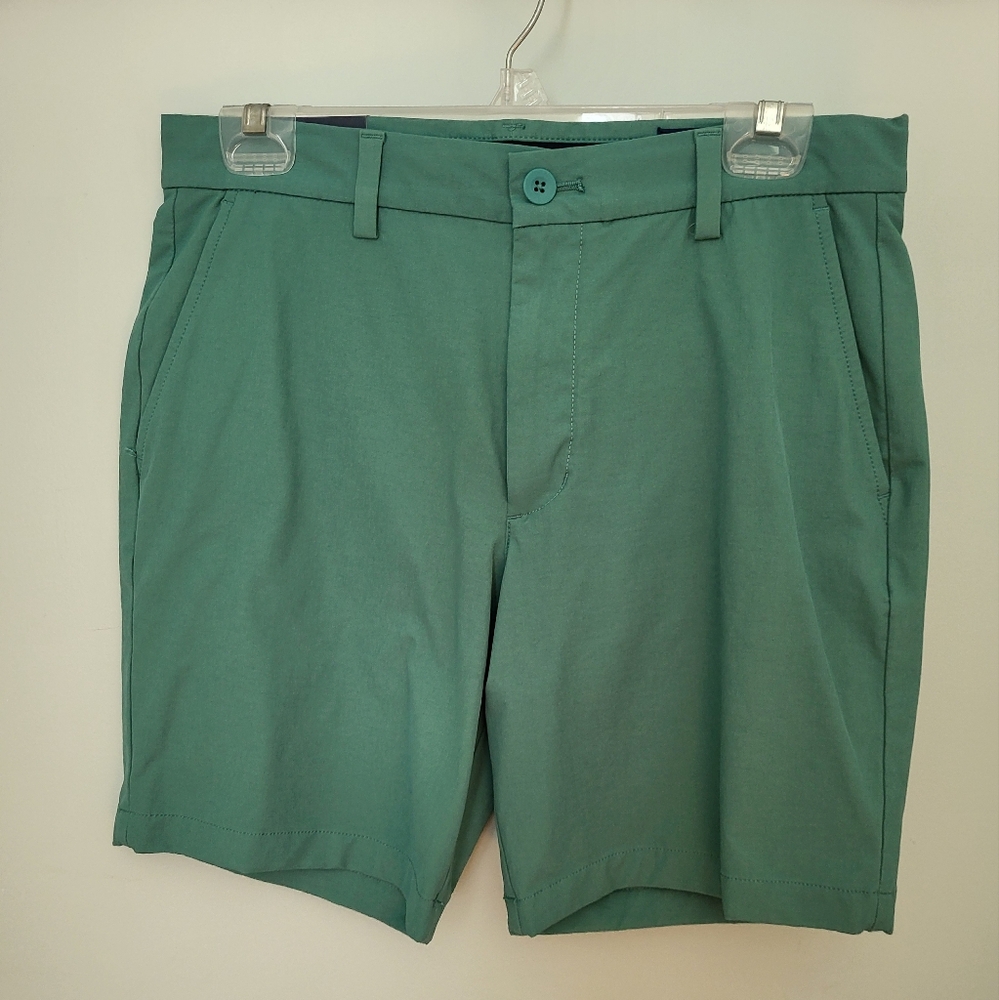 Vineyard Vines Mens Size 30 Classic 8" Breaker Shorts Golf Casual Stretch Green